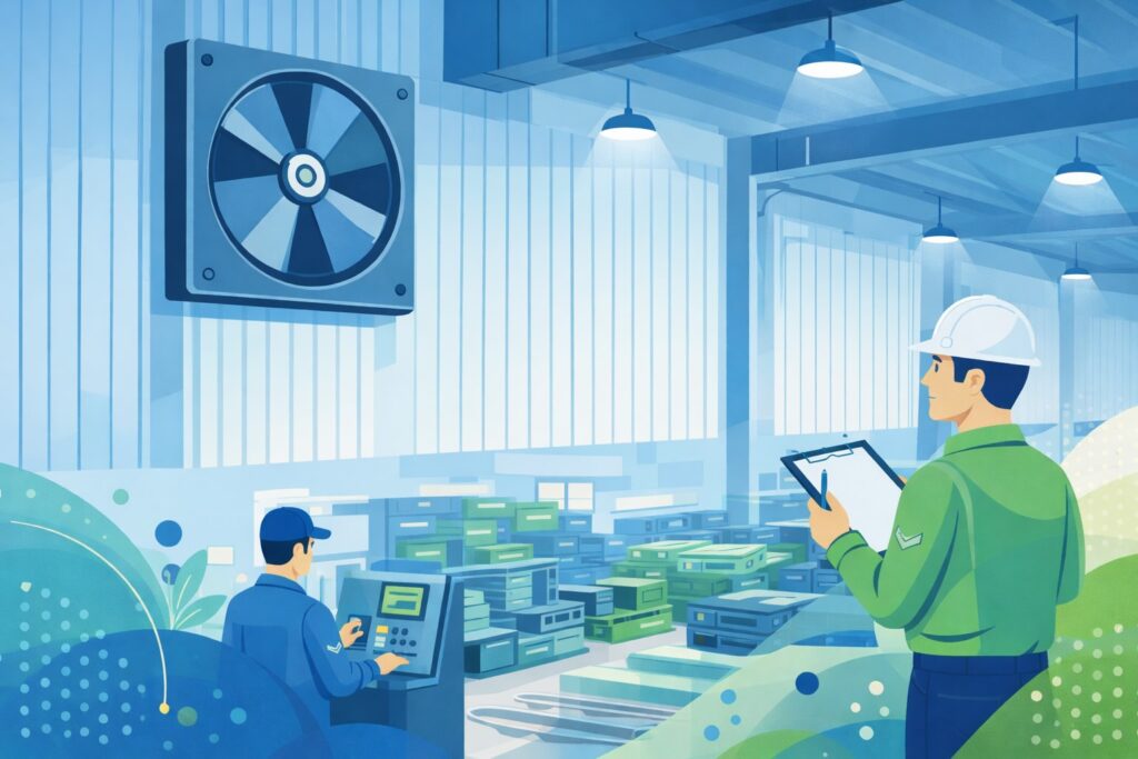 CrystalAir Industrial Exhaust Fan