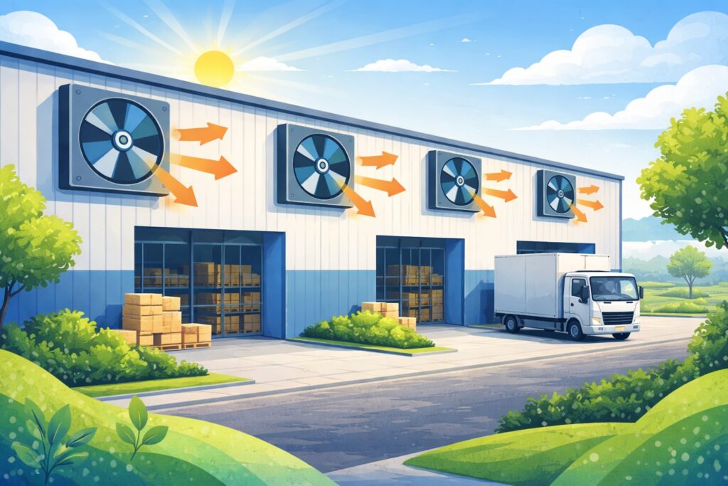 CrystalAir Industrial Box Type Exhaust Fan