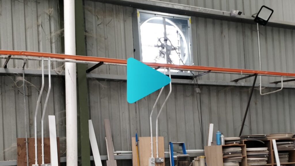 CrystalAir industrial exhaust and ventilation system installations for factories, industrial and commercial buildings in Malaysia.