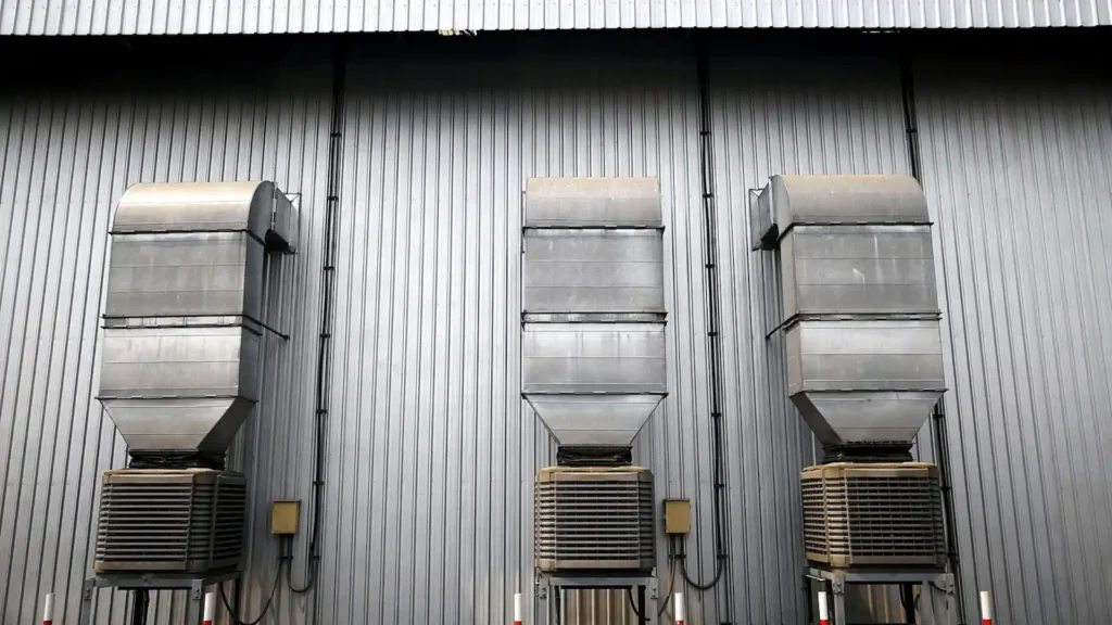 industrial evaporative air cooling systems