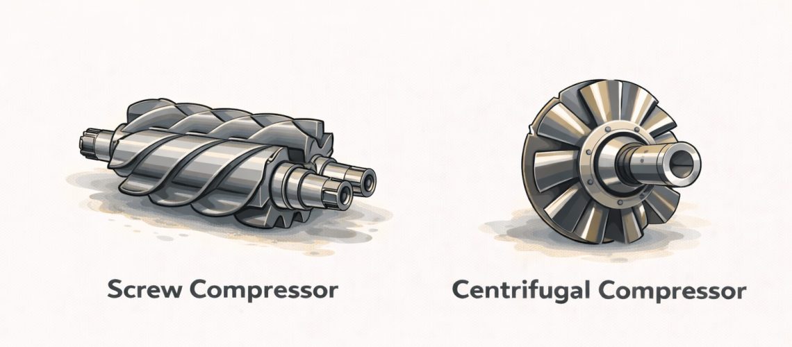 Centrifugal Vs Screw Compressor for Industrial Chiller