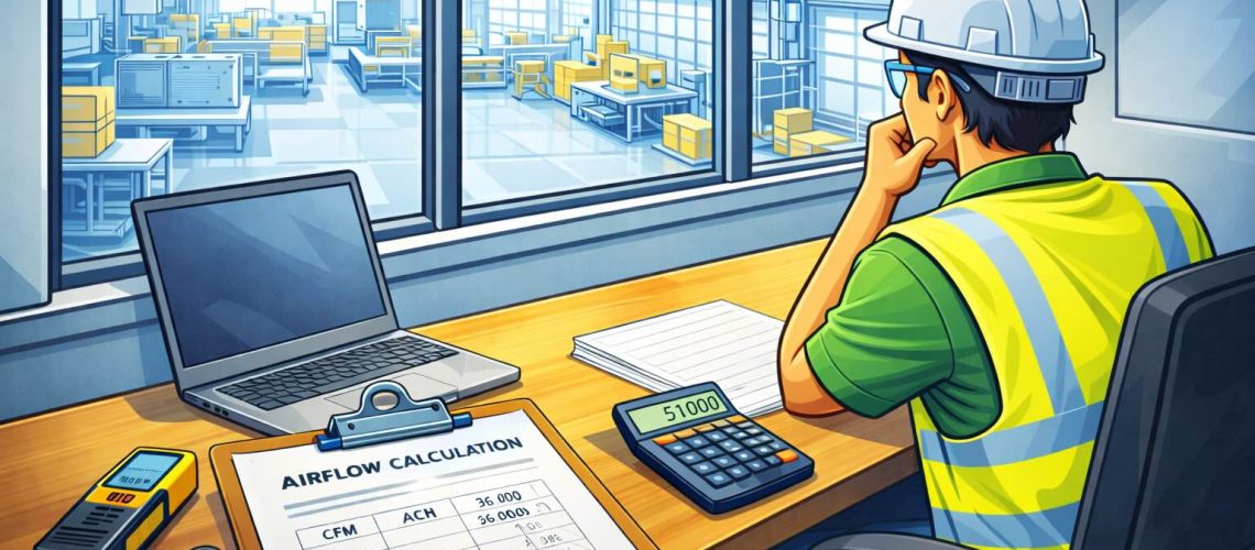 Industrial Exhaust Fan Airflow Calculation