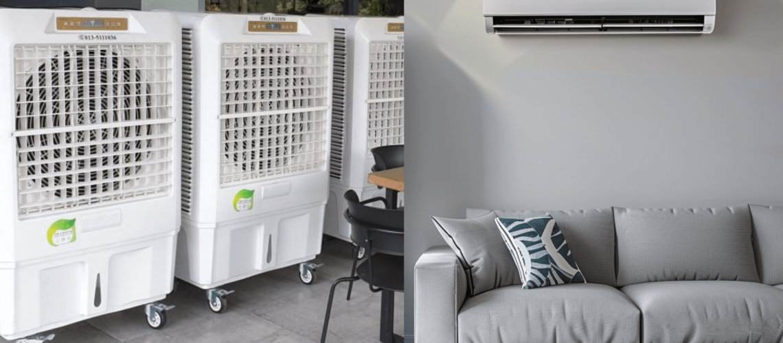 evaporative air cooler and air conditioner comparison