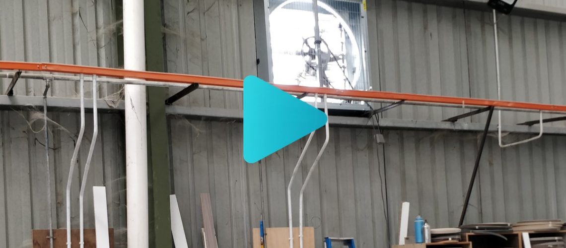 CrystalAir industrial exhaust and ventilation system installations for factories, industrial and commercial buildings in Malaysia.